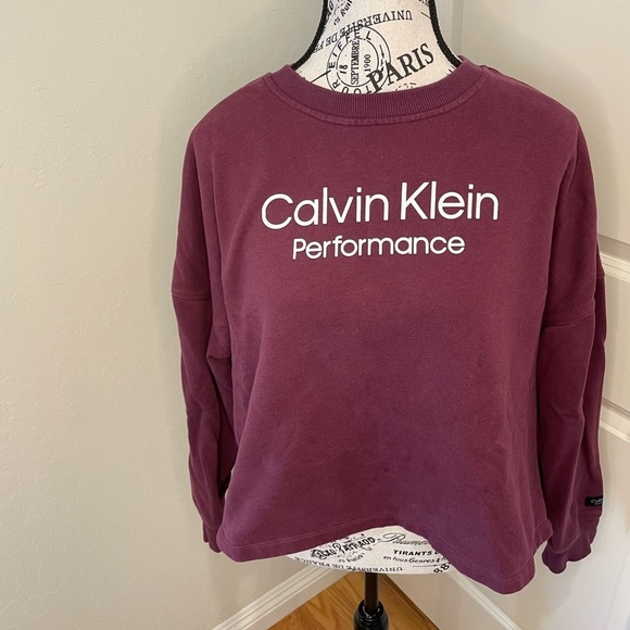 Calvin Klein Performance Lifestyle Crew Sweatshirt Size Large - Picture 1 of 10